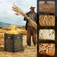 thumbnail image 6 of Fire Pit Burn Barrel 30 Inch 63 Gallon Ultra Thick Burn Drum for Yard Waste Incinerator Barrel Burn Cage for Outside Paper Leaf Trash Wood Backyard Bonfire$$Garden & Patio, 6 of 11