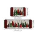 thumbnail image 3 of Seyotauo Christmas Kitchen Mats Set of 2, Christmas Decorations for Home, Snowman Kitchen Rugs Non-Slip Backing Winter Holiday Floor Mat Xmas Decor Washable Runner Rug 16x24 inch+16x48 inch, 3 of 6
