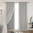 thumbnail image 2 of Aurora Home Mix And Match Blackout Blackout Curtains Panel Set (4-Piece), 2 of 5
