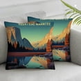 thumbnail image 3 of Awypu Mountains Lake Short Plush Pillowcase Set of 2 for Home Decor High-Quality 20x20in, 3 of 7