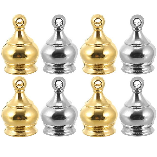 8 Pcs Support de Lampe Électroplaqué Bouton Chic Accessoire