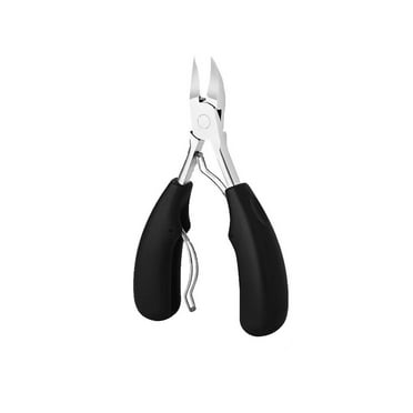 FACEGA Nail Clippers,Ergonomic Ingrown Toenail Removal Kit,Precision Toenail Clippers for Thick Nails,Black
