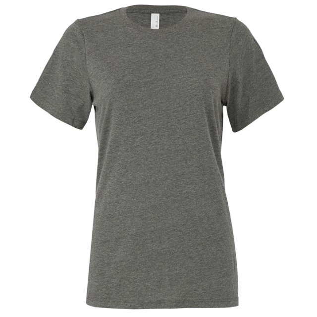 BELLA+CANVAS T-Shirt Ajusté en Jersey Chiné pour Femmes
