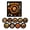 #01-Halloween-B, variant on Christmas Music Box NFC Player with LED Light, 9 Discs Fridge Magnet with Acrylic Artwork for Personalized Holiday Gift