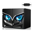 thumbnail image 1 of Mistaha V128 Mini USB 2.1 Stereo Sound Speaker Desktop Computer Subwoofer Home Low Frequency Amplifier, 1 of 8