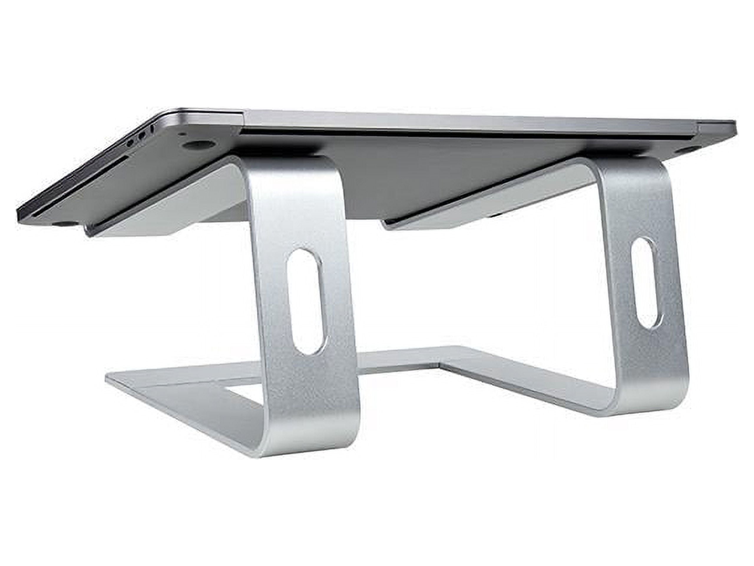 Laptop Stand for Desk, Supports 5kg / 11lb, Aluminum, Silver, Ergonomic Laptop Riser, Portable Laptop Holder for Desk (261797)