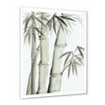 thumbnail image 2 of Designart 'Vintage Black and White Bamboo V' Lake House Framed Art Print, 2 of 4
