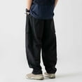thumbnail image 5 of Kureaily Men's Outdoor Casual Lightweight Cargo Pants Buckle Belt Long Pants Micro Loose Pants, 5 of 5