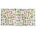 thumbnail image 7 of Yayeee Kitchen Curtains Tier Set of 2 Light Filtering 57"x36" Over Sink Window Panels, Green Vegetables Pattern, 7 of 7