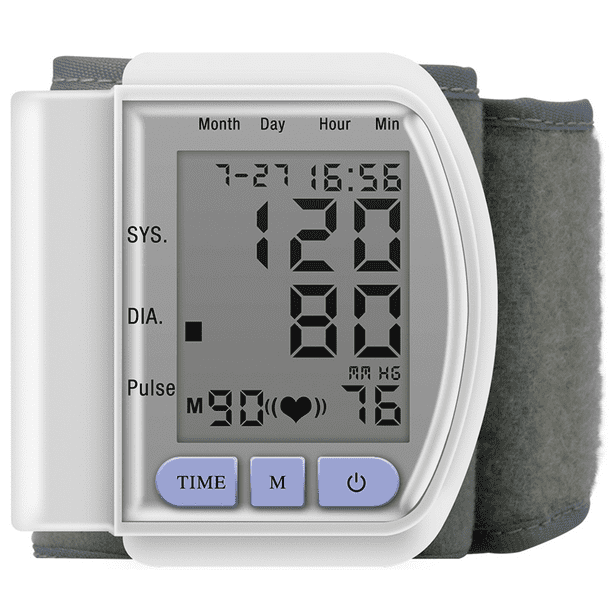 Genkent Lcd Automatic Digital Wrist Blood Pressure Monitors Cuff Blood