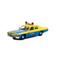 thumbnail image 2 of Diecast Car w/Display Case - 1974 Dodge Monaco, Blue /Yellow - Greenlight 85551 - 1/24 scale Diecast Model Toy Car, 2 of 3