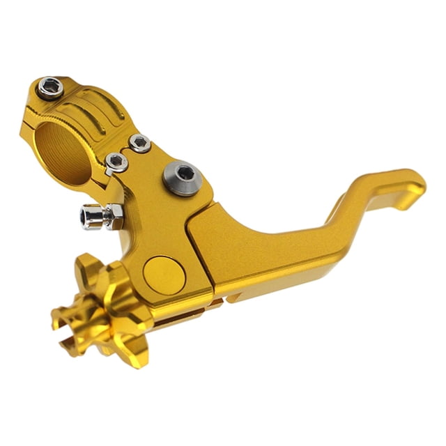 Palancas de embrague cortas shamjiam 22mm 7/8 pulgadas CNC aleación de aluminio KX500 Oro