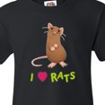 thumbnail image 4 of Inktastic I Love Rats Youth T-Shirt, 4 of 5