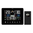 thumbnail image 1 of Weather Station with Outdoor Sensor, Wireless Colorful LCD Screen Digital Weather Barometer Moon Phase Alarm Clock Weather Forecast17.8*7.3*14cm, 1 of 4