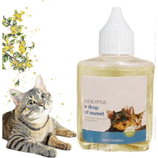 Cat Litter Deodorizer, Cat Urine Deodorants Dog Deodorants, 50ml Room Deodorizer for Cat Litter Box Eliminates Smells, Freshens Air Safe for Cats Dogs