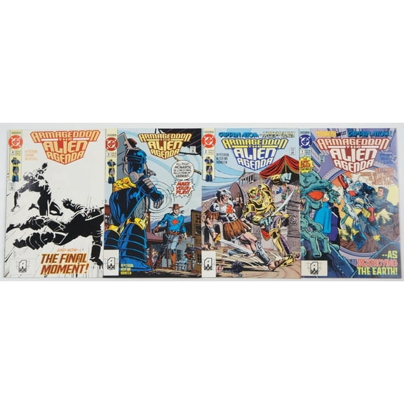Armageddon: The Alien Agenda #1-4 VF/NM complete series Captain Atom ; DC