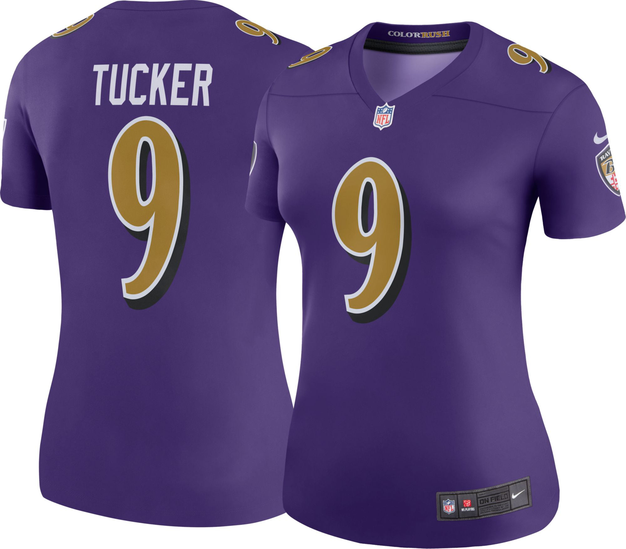 Nike Women's Color Rush Legend Jersey Baltimore Ravens Justin Tucker #9 - Walmart.com