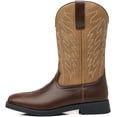 thumbnail image 5 of Traditional Country Boot Embroidered Square Toe Boots Chunky Heel Distressed Work boots, 5 of 8
