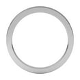 thumbnail image 2 of 14k White Gold Flat 1.5mm Comfort-fit Flat Comfort-Fit Band Size 9 Ring for Women and Men, 2 of 2