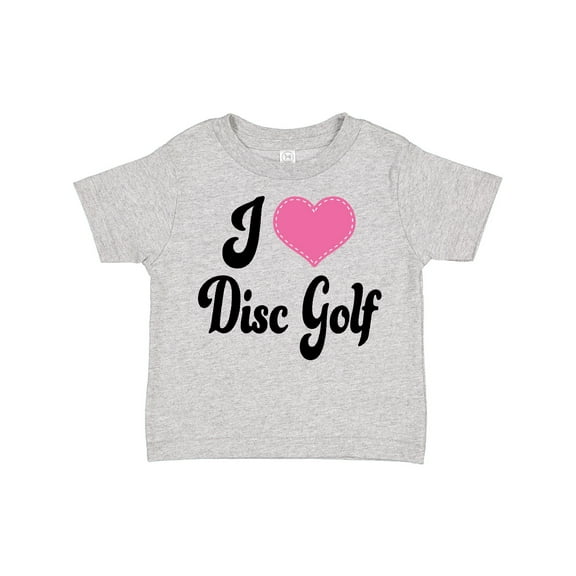 Inktastic I Love Disc Golf Boys or Girls Toddler T-Shirt