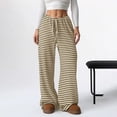 thumbnail image 1 of WILLBEST Pantalones Casuales de Lino Ajustados para Mujer, con Cintura Elástica y Cordón Ajustable para Mayor Comodidad y Estilo. Chica, 1 of 8