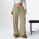 thumbnail image 1 of WILLBEST Pantalones Casuales de Lino Ajustados para Mujer, con Cintura Elástica y Cordón Ajustable para Mayor Comodidad y Estilo. Extra Grande, 1 of 8