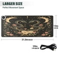 thumbnail image 4 of Wobogo Snakes Entwining Vines Heated Mouse Pad With 3 Heating Levels and 3-hour Auto Shut-Off Protection Ideal for Computer Keyboards Home Office Hand-warming Essential, 4 of 9