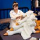 thumbnail image 4 of Gaint White Goose Plush Toy Super Soft Goose Stuffed Animals Plushie Huging Pillow Yellow Duck Peluche Birthday Gifts for Kids, 4 of 5