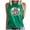 Green, variant on My Heart is on That Field Tee Baseball Softball Mom Gifts Tank Top Womens Game Day Sleeveless Shirts Gym Workout Tanks