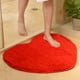 thumbnail image 4 of Baño Alfombra Conjuntos Alfombra en Forma de Corazón, Alfombra de Suelo Decorativa en Forma de Corazón, Alfombra de Ducha, Alfombra de Bienvenida para la Entrada, Alfombra de Puerta Lavable Antidesliz, 4 of 6