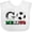 AA-White, variant on Inktastic Go, Mexico- Soccer, Football Boys or Girls Baby Bib