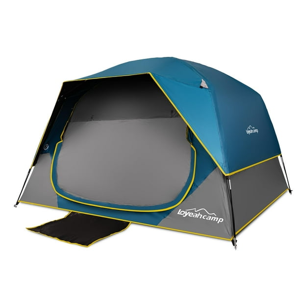 Carpa de Campaña Loyeahcamp para 4 Personas con Oscurecimiento Impermeable