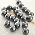 thumbnail image 2 of Bead Landing Gray Hematite Stone Round Beads, 10mm, 12 Pack, 2 of 3