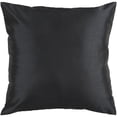 thumbnail image 2 of Surya Surya Pillows Area Rug HH037 Black Douppioni Striated 18" x 18" Square, 2 of 2