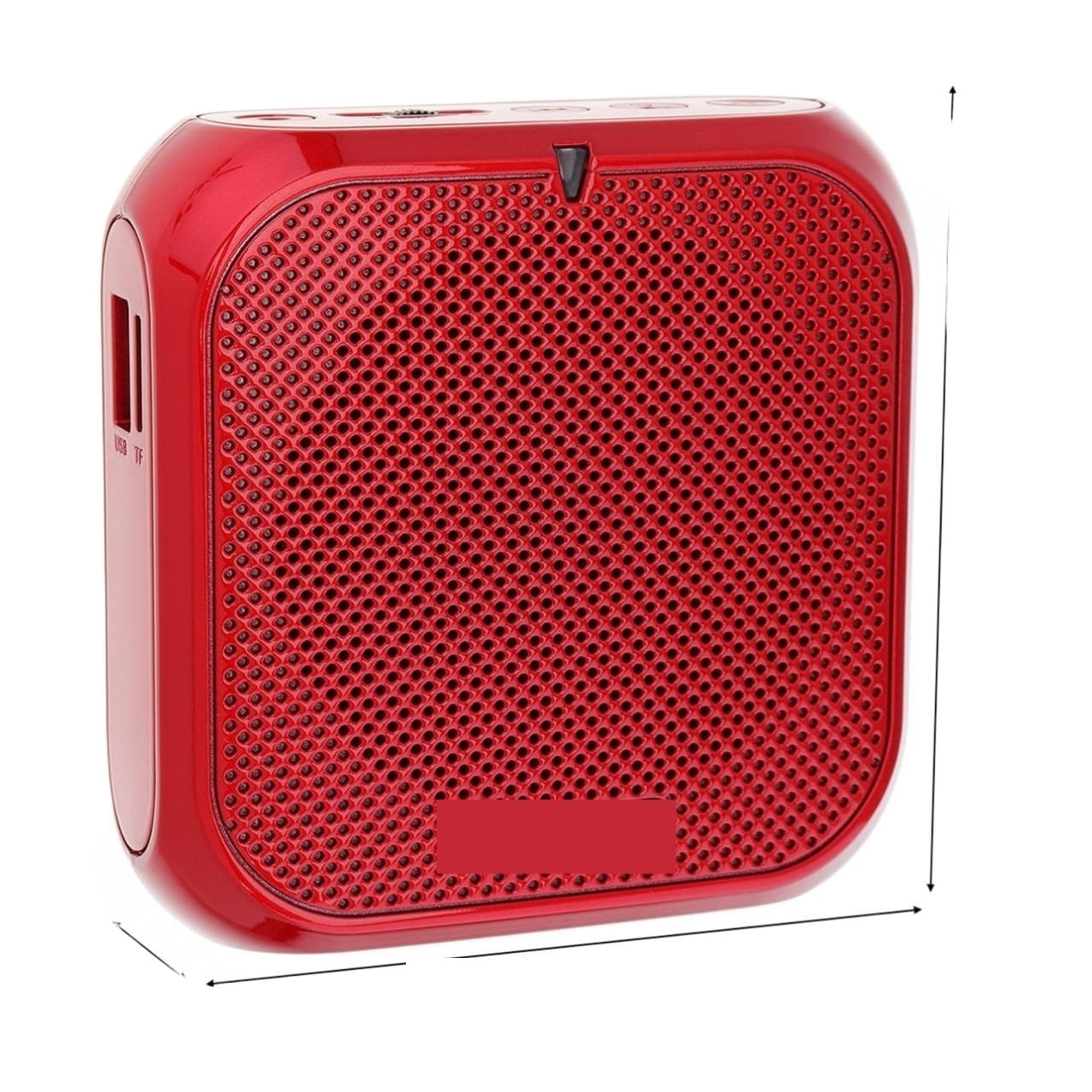 K400 3 Colors Portable Wired Mini Audio Speaker Megaphone Voice Amplifier Loudspeaker Microphone Waist Band Clip ,Easy to Operate