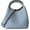 Light Blue and Dark Blue, variant on HLSOHJP Small Genuine Leather Crossbody Bags Hobo Purse for Women Shoulder Bucket Bag Luxury Designer Handbag Satchels