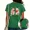 D-Green, variant on UNISHE Women's YHWH Graphic T-Shirt Double-Sided Every Breath Speaks His Name Tee Casual Tops White, S