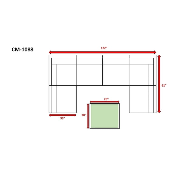 Living Source International 7-Piece Outdoor Set with Cushions in Gray