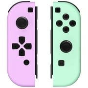Wireless Controller for Nintendo Switch, L/R Controllers Support Dual Vibration/Motion Control/Wake-up Function,Pink Green