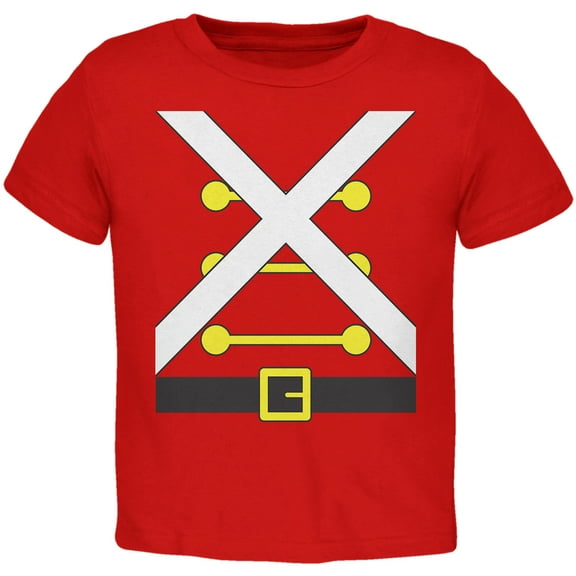 Old Glory Toddler Christmas Toy Soldier Costume Short Sleeve T Shirt