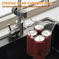 thumbnail image 4 of 1PC Sink Garbage Filter Set Sink Strainer With Suction Cup Strainer For Sink With 50 Mesh Pocket No Washing Necessary Foldable Portable Sink Strainer For Hanging Trash Kitchen For Food Waste, 4 of 6