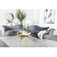 thumbnail image 2 of Sophia 2-piece Upholstered Channel Tufted Sofa Set Grey, 2 of 13