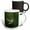 Multicolor, variant on 3drose, Usa, Wa. Male Annas Hummingbird, Displays Its Gorget While Hovering., 11oz Two-tone Yellow Mug