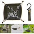 thumbnail image 5 of bird Feeder Tray Hanging Bird Water Tray brown, 5 of 5