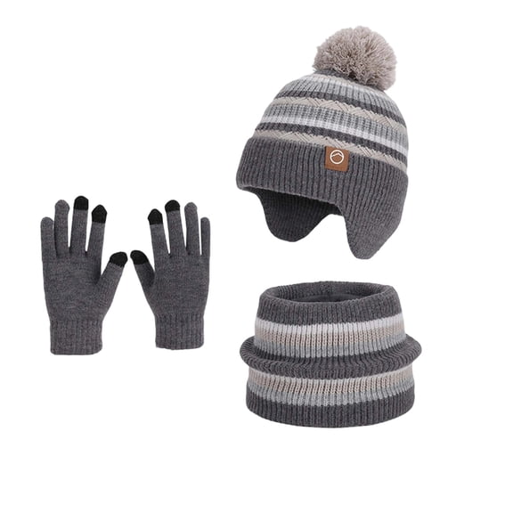 Gaexia Hats,Winter Thermal Knitted Lined Hat For Kids Outdoor Activities and Daily Warmth Cold Weather Cap