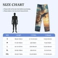 thumbnail image 2 of Salouo Sailing Dancing Dolphin Print Pajama Pants for Men, Lounge Pants Elastic Waistband Casual Men's sleepwear Loungewear Sleep Pajama Pant -Small, 2 of 7