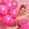 thumbnail image 7 of TETOU 129Pcs Hot Pink Ballons, Latex Party Balloons, Different Sizes 18/12/10/5 Inch Party Balloon Kit for Birthday Party Graduation Baby Shower Wedding Balloon Decoration - Hot Pink, 7 of 7