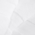 thumbnail image 3 of Superior Aria Turkish Cotton Solid Heavyweight White Bath Towel Set of 2, 3 of 6