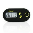 thumbnail image 1 of Ivole 3D Digital Step Pedometer Portable Walking Distance Counter LCD Display Gym Exercise Counting Tool Accessories, 1 of 7