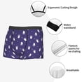 thumbnail image 3 of Susaid Astronaut Rabbit Print Men's Mesh Boxer Briefs Cooling Breathable Sports Underwear Wide Waistband Boxer Briefs W/Fly-Small, 3 of 5